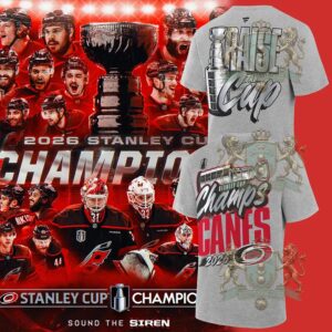 Carolina Hurricanes 2026 Stanley Cup Champion T-Shirt