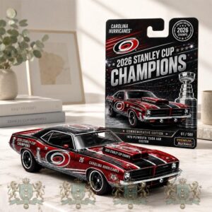 Carolina Hurricanes 2026 Stanley Cup Champions 1970 Die-cast Car