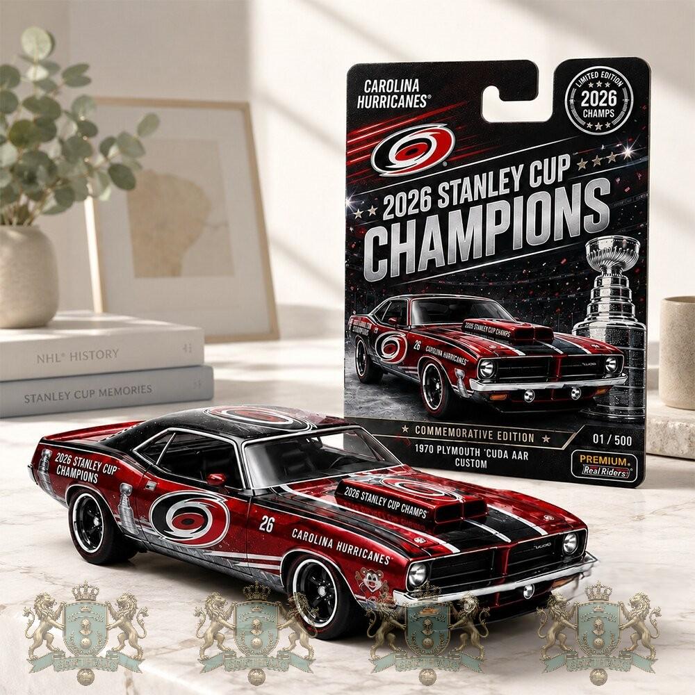 Carolina Hurricanes 2026 Stanley Cup Champions 1970 Die-cast Car
