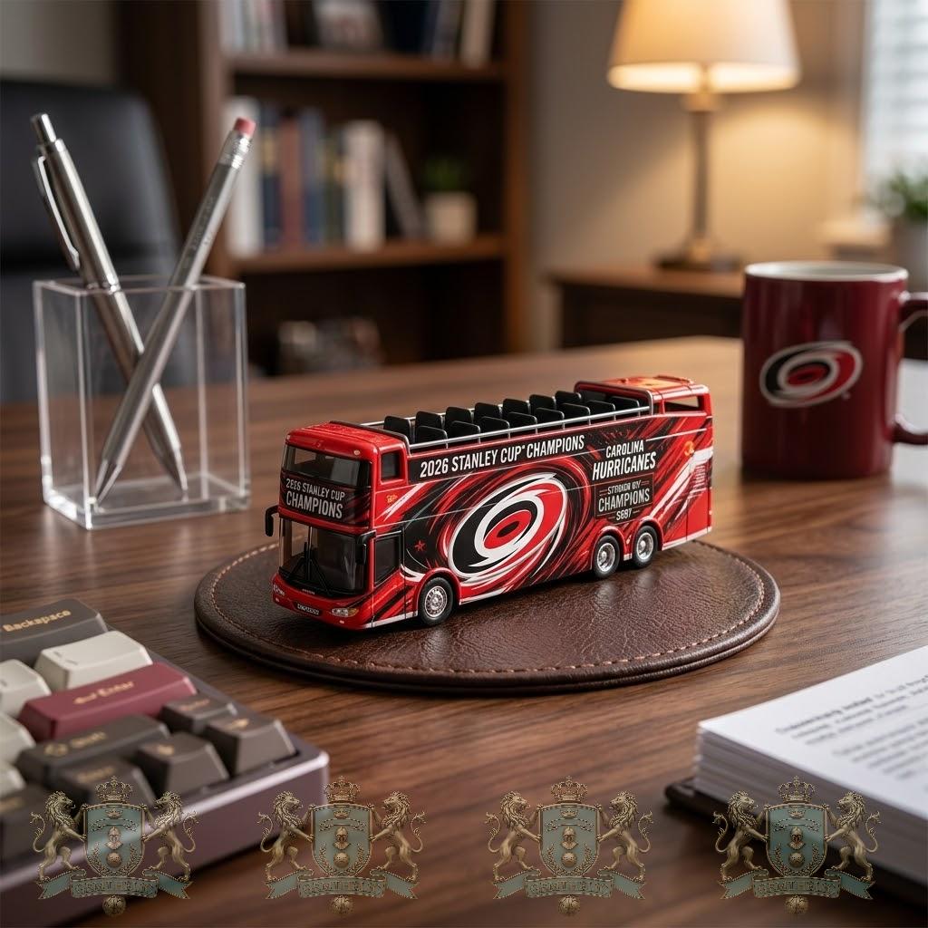 Carolina Hurricanes 2026 Stanley Cup Champions Tour Bus