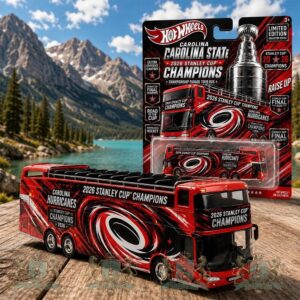 Carolina Hurricanes 2026 Stanley Cup Champions Tour Bus