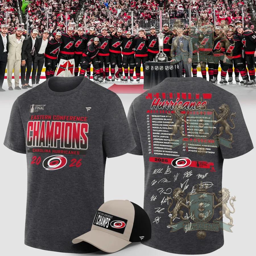 Carolina Hurricanes Eastern Conference Champions 2026 T-Shirt