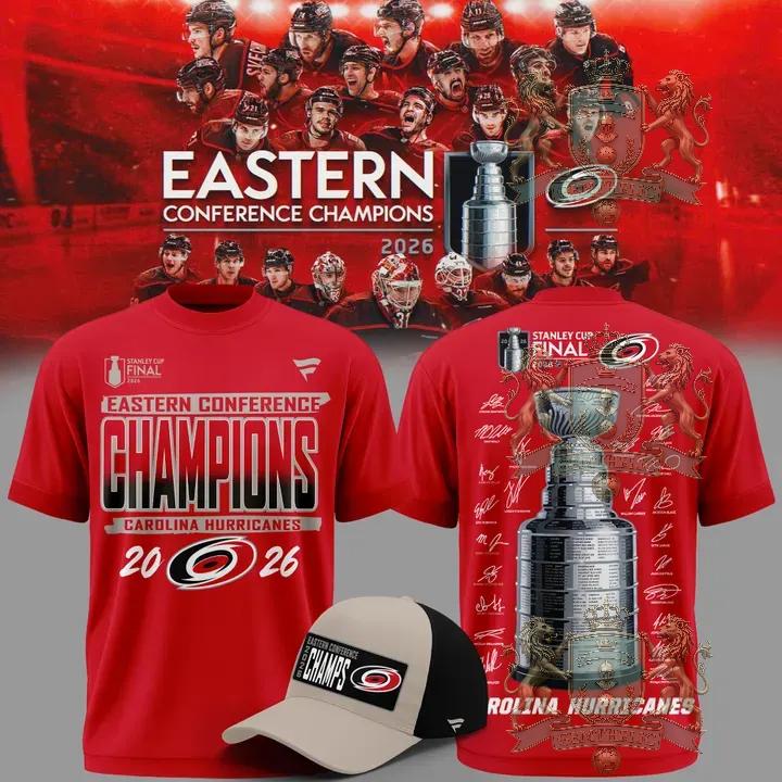 Carolina Hurricanes Eastern Conference Champions 2026 T-Shirt