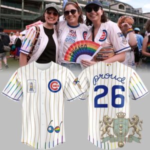 Chicago Cubs Pride Baseball Jersey