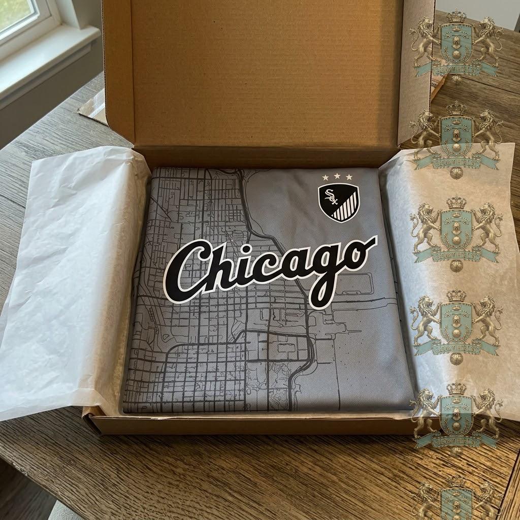 Chicago White Sox Chicago City Map T-Shirt