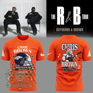 Chris Brown Denver Broncos Empower Field At Mile High Concert T-Shirt