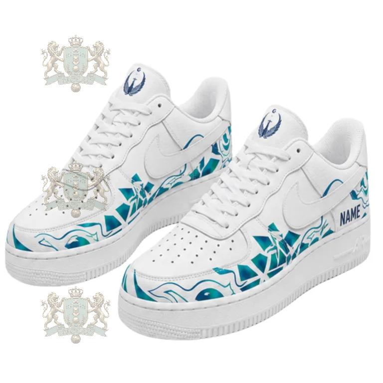 Uzbekistan Soccer World Cup 2026 AF1 Sneaker - Front View