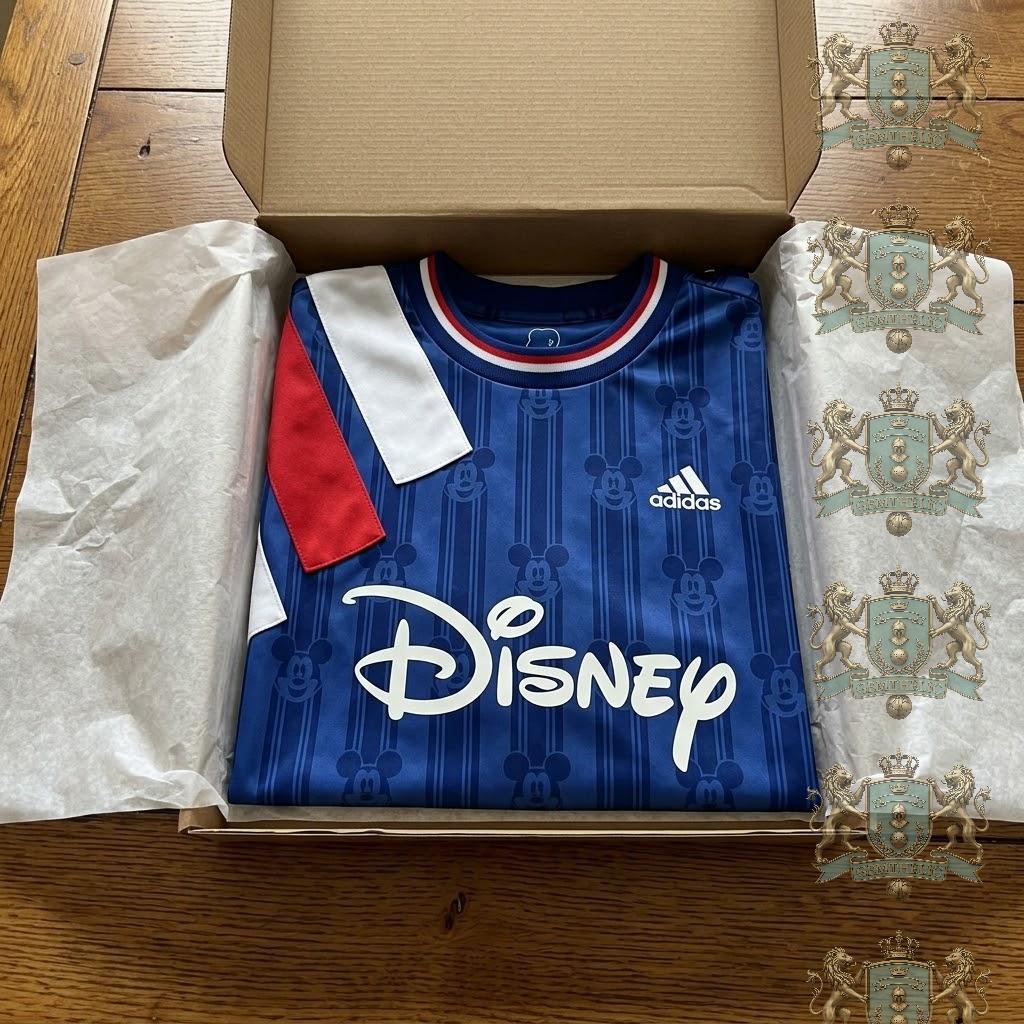 Disney Mickey Mouse Adidas Collaboration French Flag World Cup Football Jersey