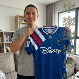 Disney Mickey Mouse Adidas Collaboration French Flag World Cup Football Jersey