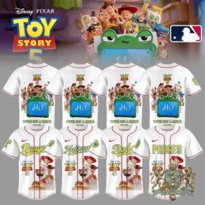 Disney Pixar Toy Story 5 Characters Baseball Jersey