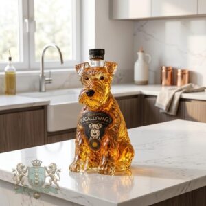 Douglas Laing's Scallywag Terrier Dog Shaped Blended Malt Scotch Whisky Bottle
