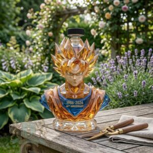 Dragon Ball Z Goku 40th Anniversary Whiskey Decanter Bottle