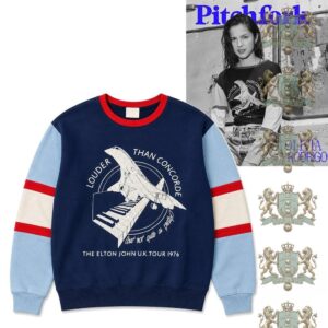 Elton John U.K. Tour 1976 Louder Than Concorde Sweatshirt