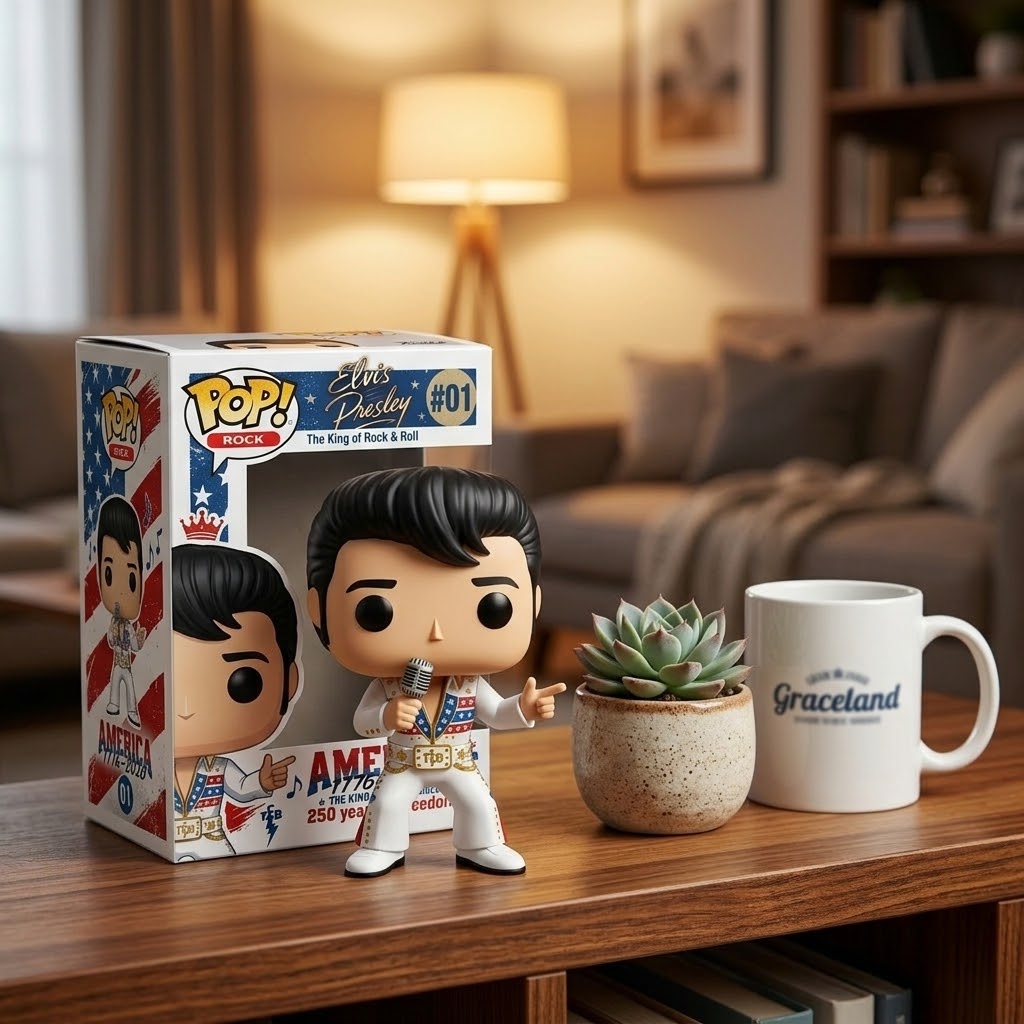 Elvis Presley America 250 Years of Freedom Funko Pop! - Detail View