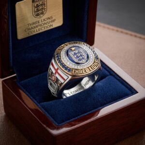 England National Football Team Three Lions Ring