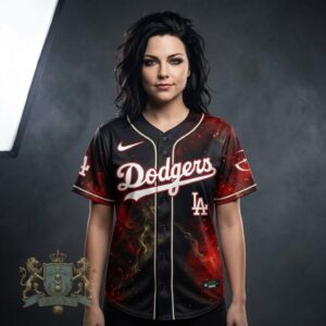 Evanescence Sanctuary Album Art MLB Baseball Crossover Jersey