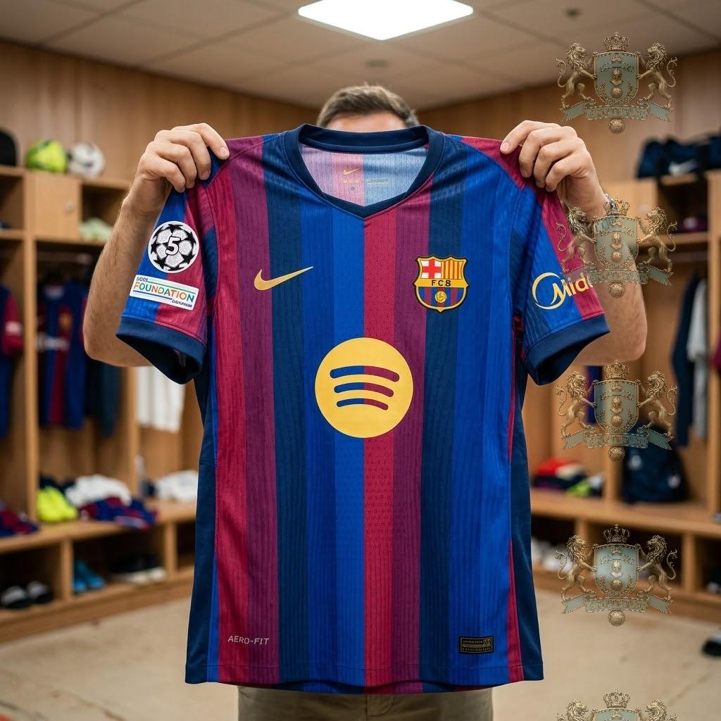 FC Barcelona Barça Foundation 10th Anniversary Football Jersey