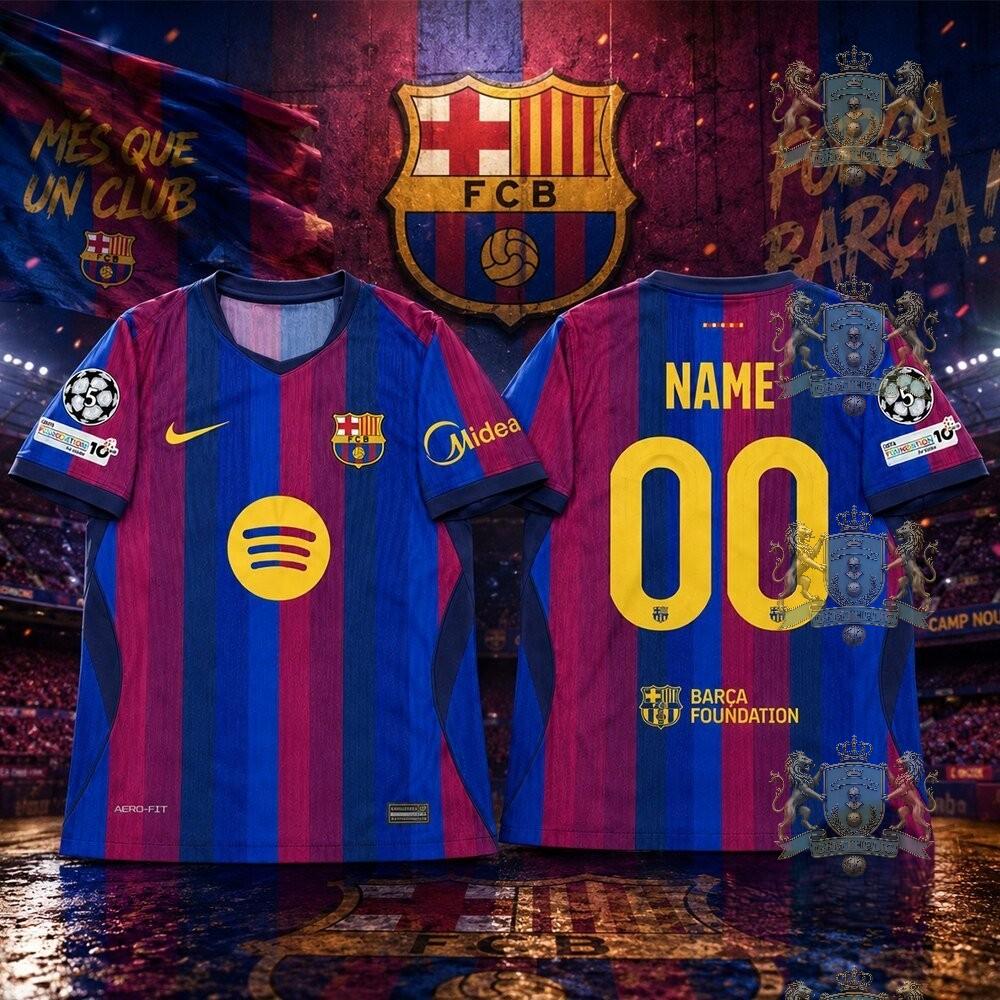 FC Barcelona Barça Foundation 10th Anniversary Football Jersey - Front View