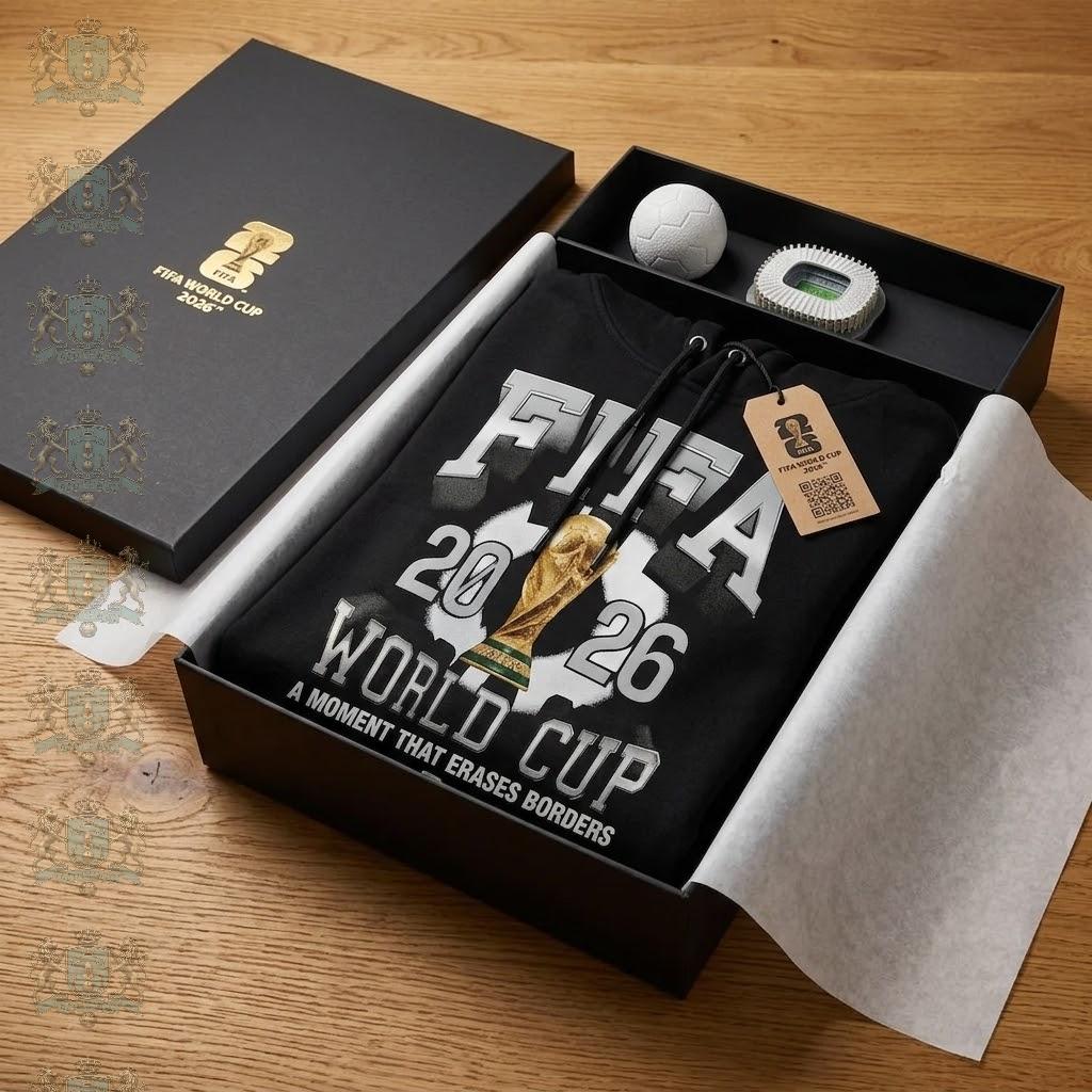 FIFA World Cup 2026 A Moment That Erases Borders Hoodie - Detail View