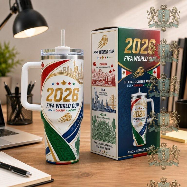 FIFA World Cup 2026 USA Canada Mexico Tumbler