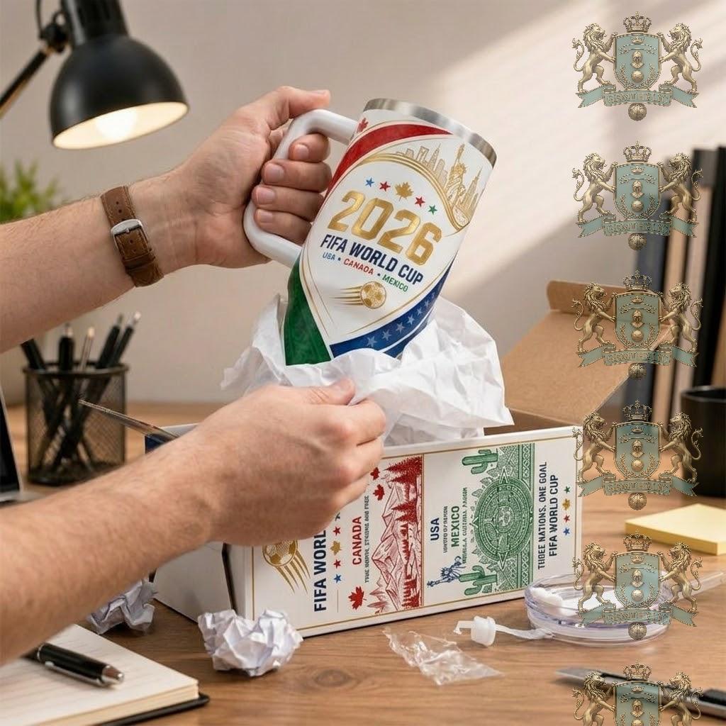 FIFA World Cup 2026 USA Canada Mexico Tumbler - Detail View