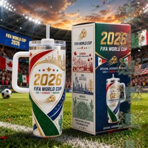FIFA World Cup 2026 USA Canada Mexico Tumbler