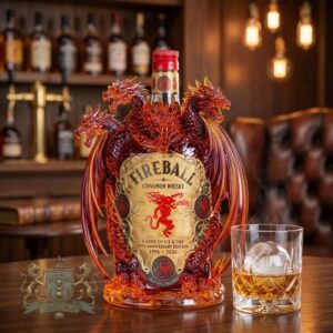 Fireball A Song of Ice & Fire 30th Anniversary Whiskey Bottle