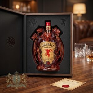 Fireball A Song of Ice & Fire 30th Anniversary Whiskey Bottle