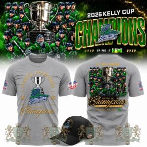 Florida Everblades 2026 Kelly Cup 5X Times Champions T-Shirt