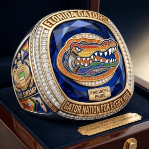 Florida Gators Progress Pride Gator Nation For Every Hue Championship Ring