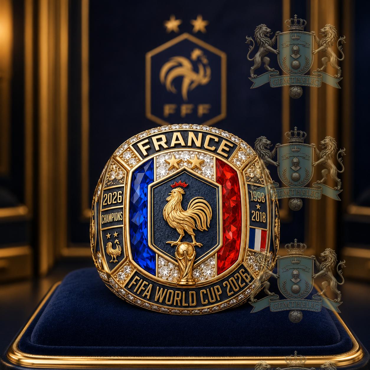 France national football team FIFA World Cup 2026 Champions Ring - Detail View