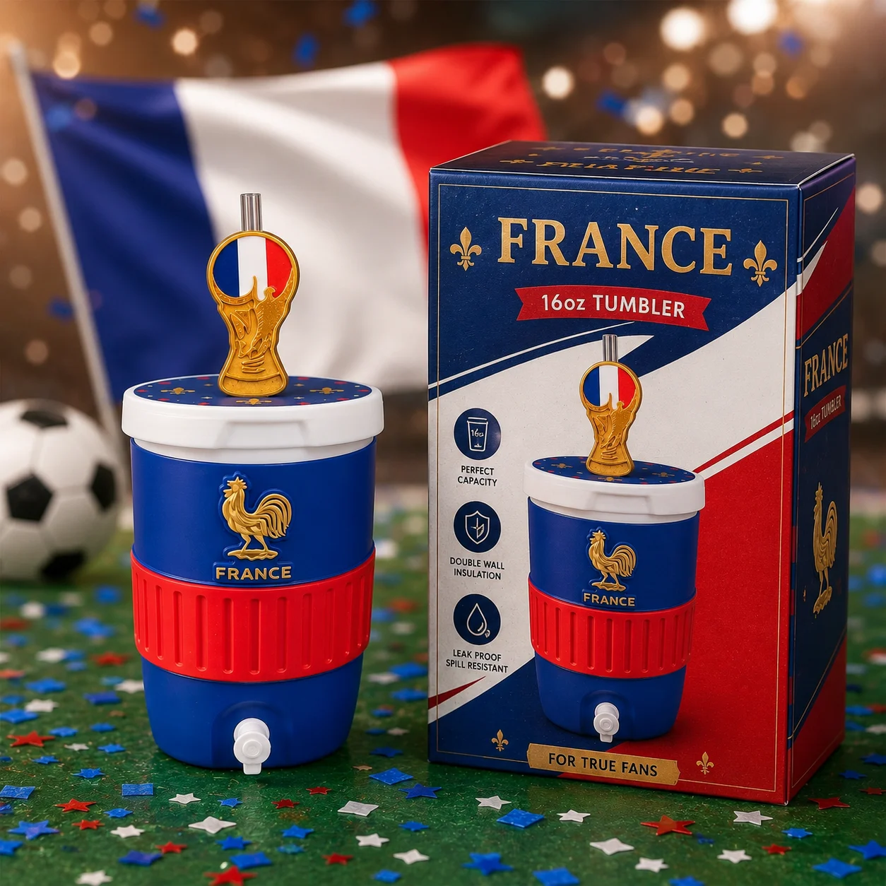 France National Football Team World Cup Tumbler