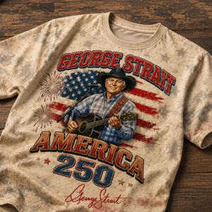 George Strait America 250 Years of Freedom Timeless Songs T-Shirt