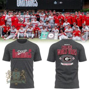 Georgia Bulldogs Oma Dawgs Champions World Series 2026 T-Shirt