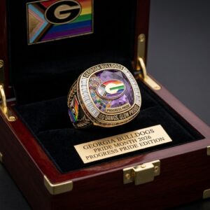 Georgia Bulldogs Pride Month 2026 Progress Pride Championship Ring
