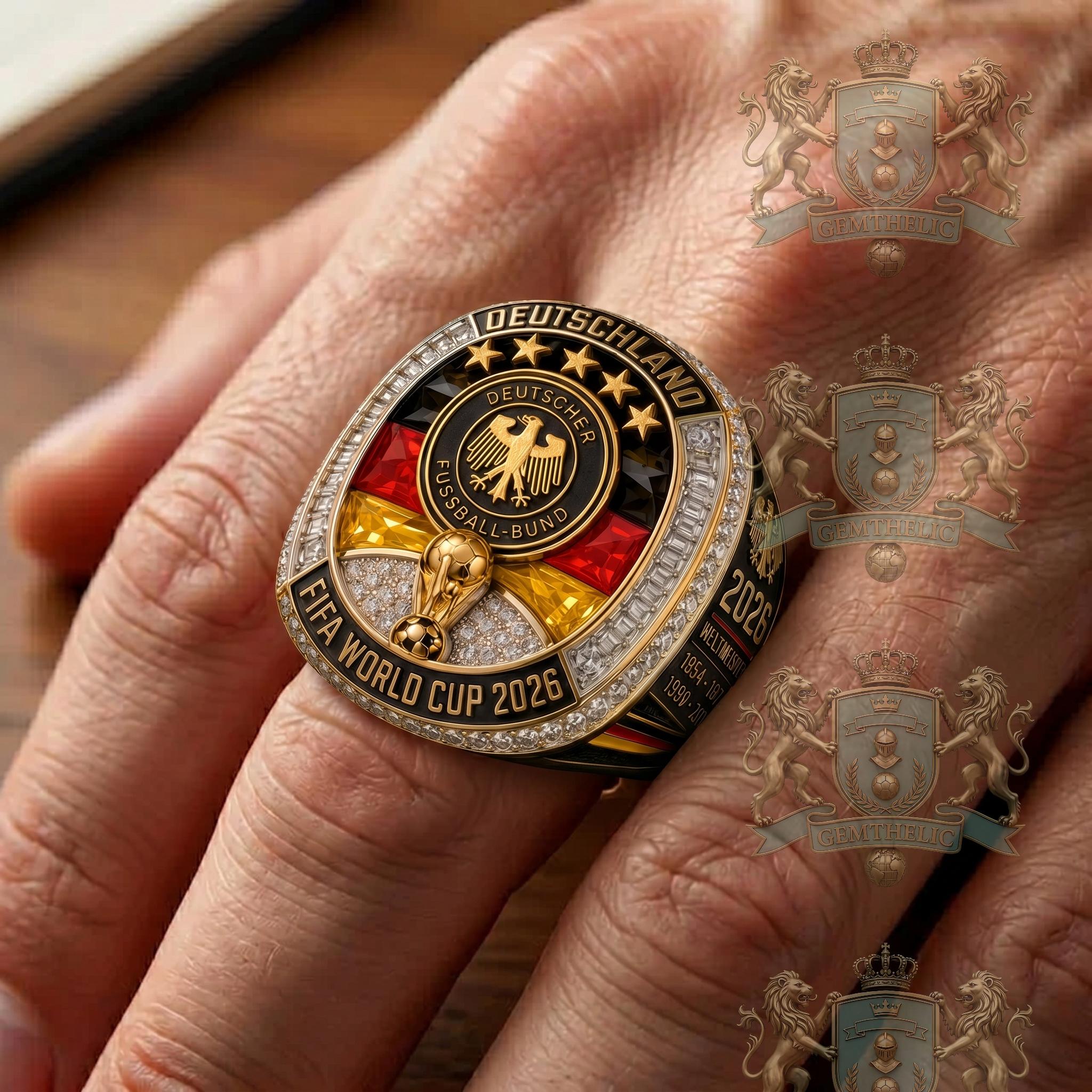 German National Football Team FIFA World Cup 2026 Weltmeister Ring