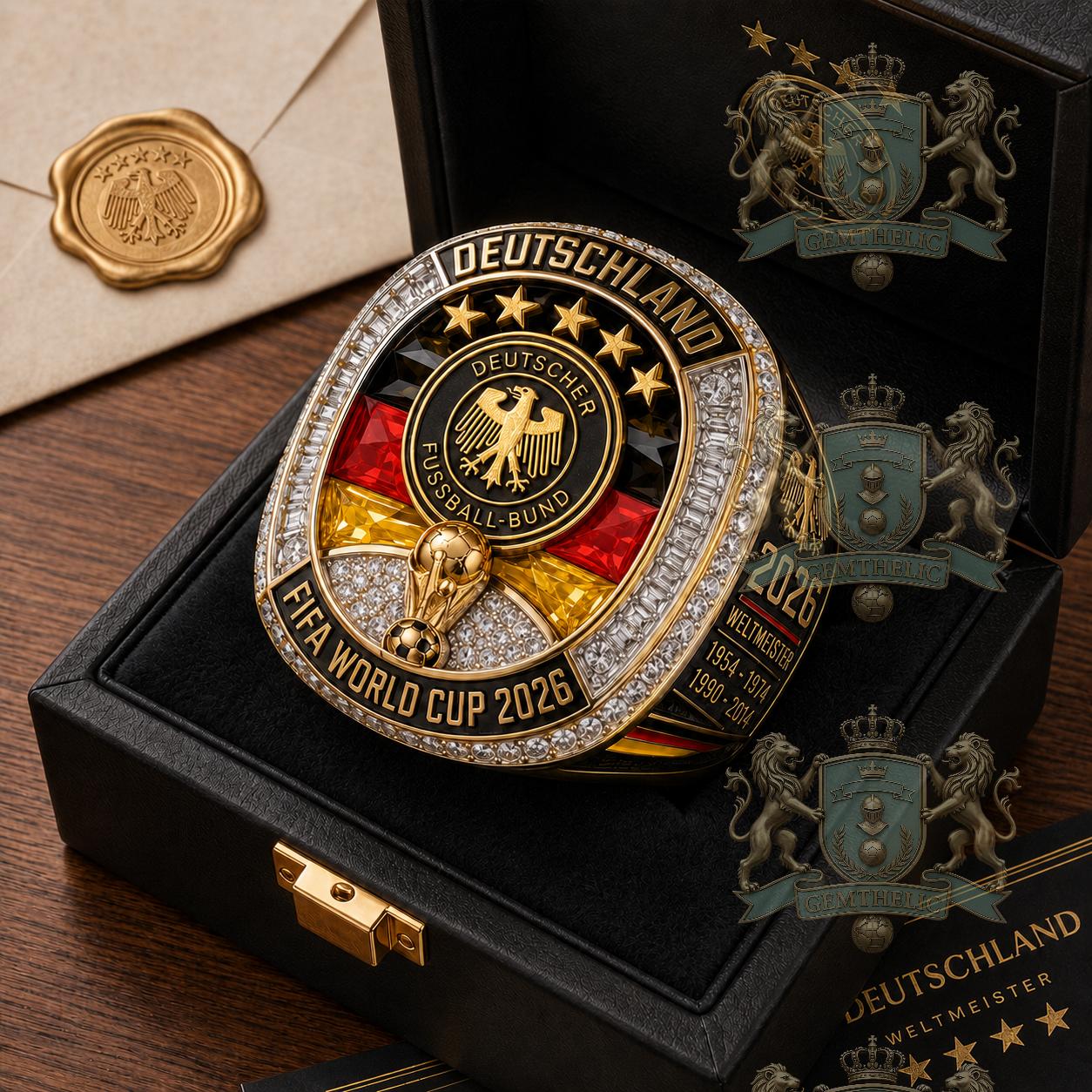 German National Football Team FIFA World Cup 2026 Weltmeister Ring