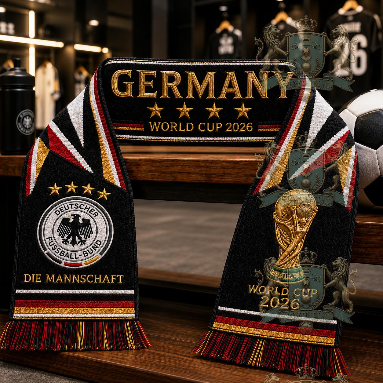 Germany national football team World Cup 2026 4-time champions Scarf