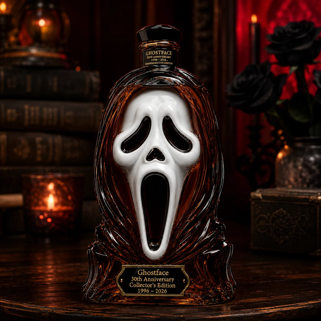Ghostface 30th Anniversary Whiskey Decanter - Detail View