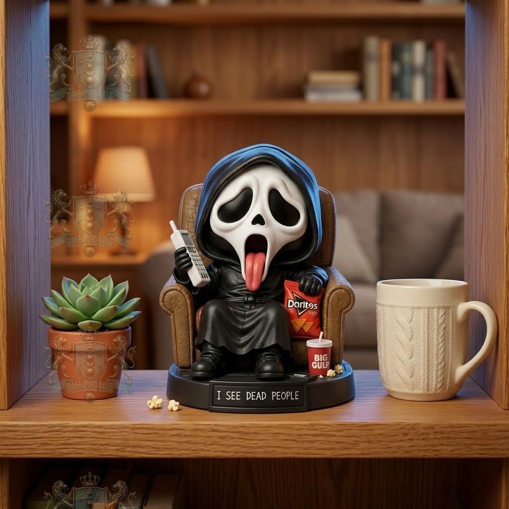 Ghostface Dazed Tongue Out Armchair Vinyl Figure