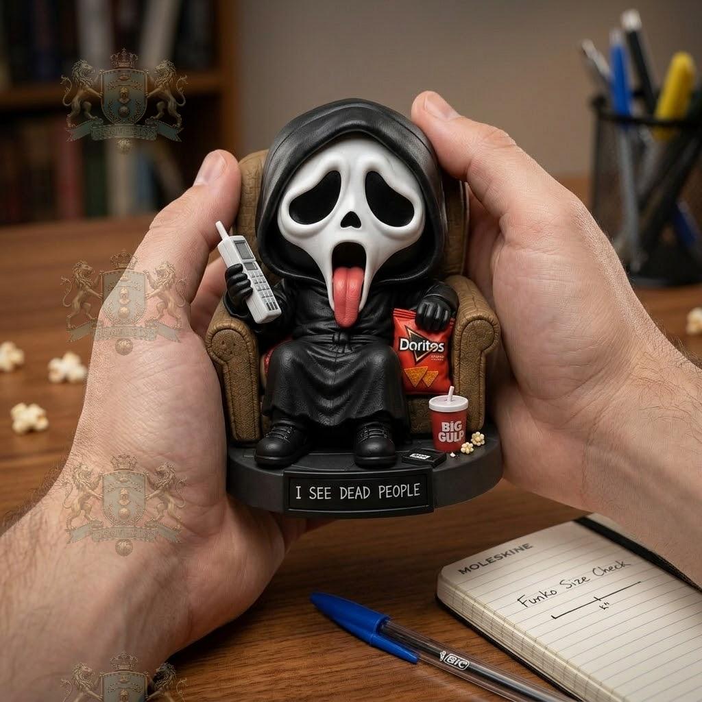 Ghostface Dazed Tongue Out Armchair Vinyl Figure