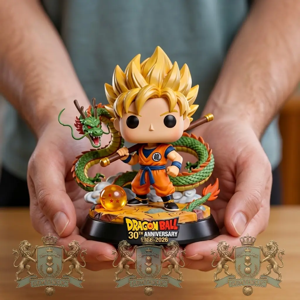 Goku Dragon Ball 30th Anniversary Vinyl Figure - Detail View