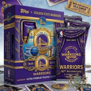 Golden State Warriors 80th Anniversary Trading Cards Box Set