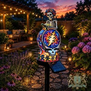 Grateful Dead Steal Your Face Garden Light