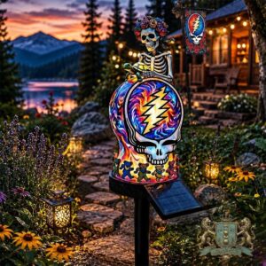 Grateful Dead Steal Your Face Garden Light