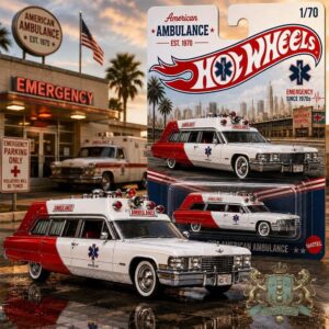 Hot Wheels American Ambulance Est 1970s