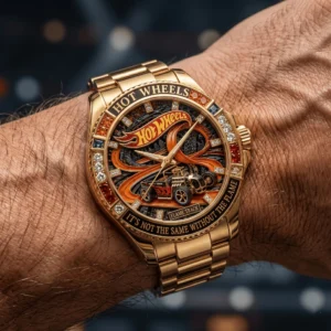 Hot Wheels IT'S NOT THE SAME WITHOUT THE FLAME Flame Track Hot Rod Watch