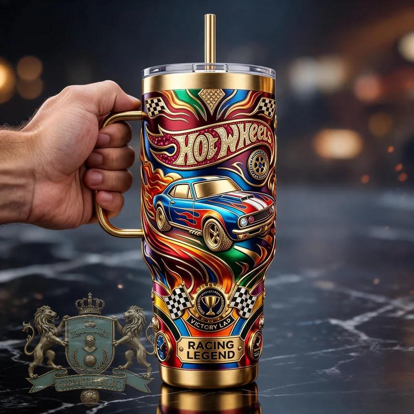 Hot Wheels Racing Legend Collector's Dream Insulated Tumbler - Detail View