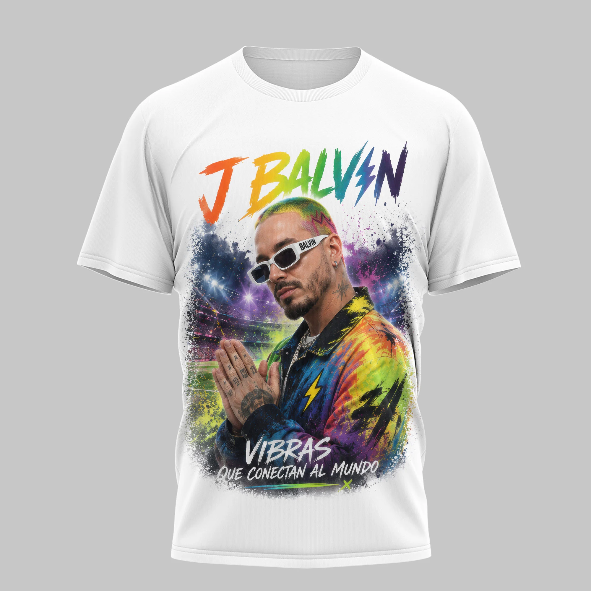 J Balvin Vibras World Cup 2026 T-Shirt - Detail View