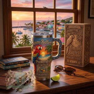 Jimmy Buffett Parrothead Forever Margaritaville Insulated Tumbler